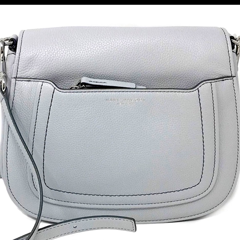 NWT Marc Jacobs saddle bag pebble leather